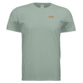Fixin to Get Faded sage green tee front — Southern Stoner small chest logo lifted lifestyle shirt
