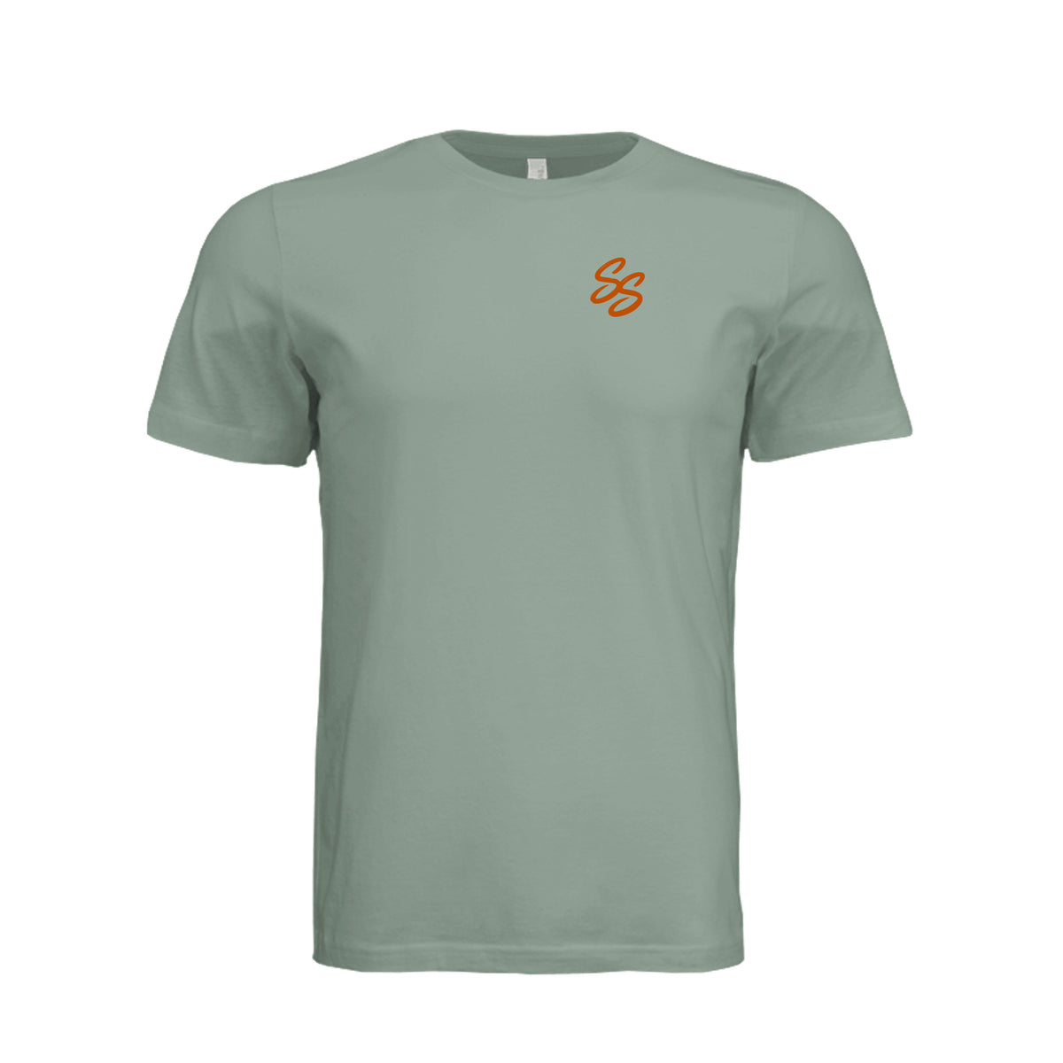 Front product view of sage Fixin’ to Get Faded Retro Sun Tee