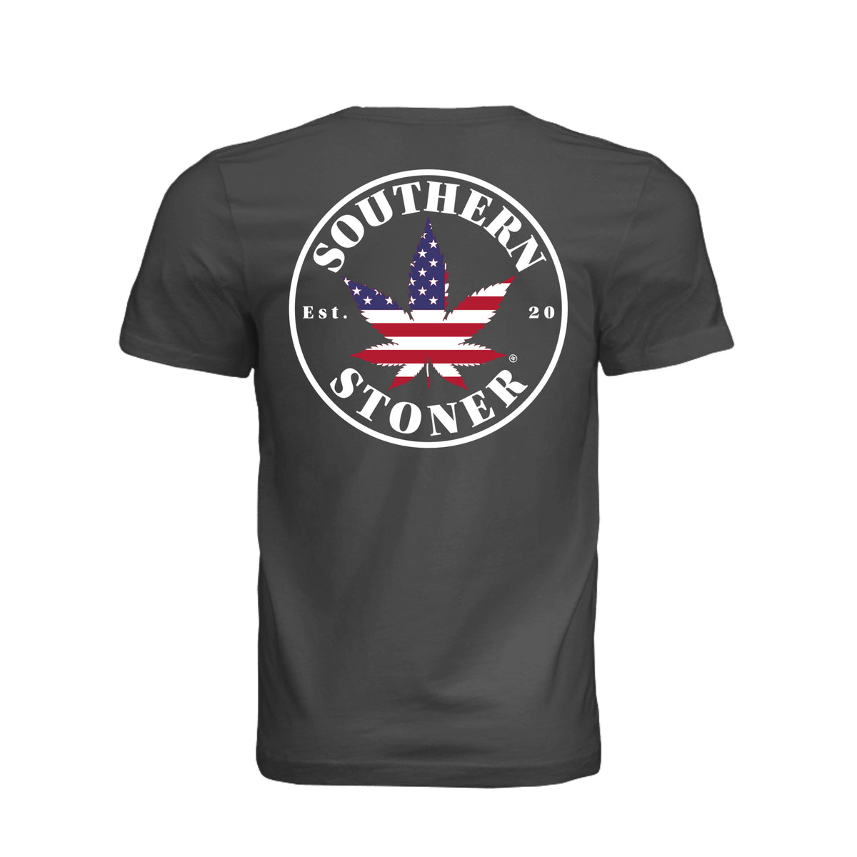 Back view of Southern Stoner® OG Unisex Tee with Southern Stoner® artwork