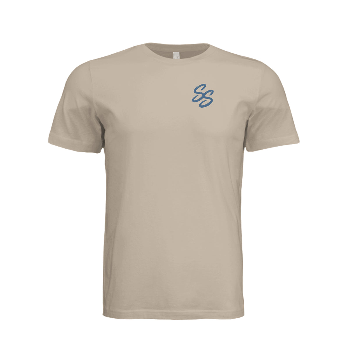 Front view of Arkansas State Pride T-Shirt – Tan by Southern Stoner